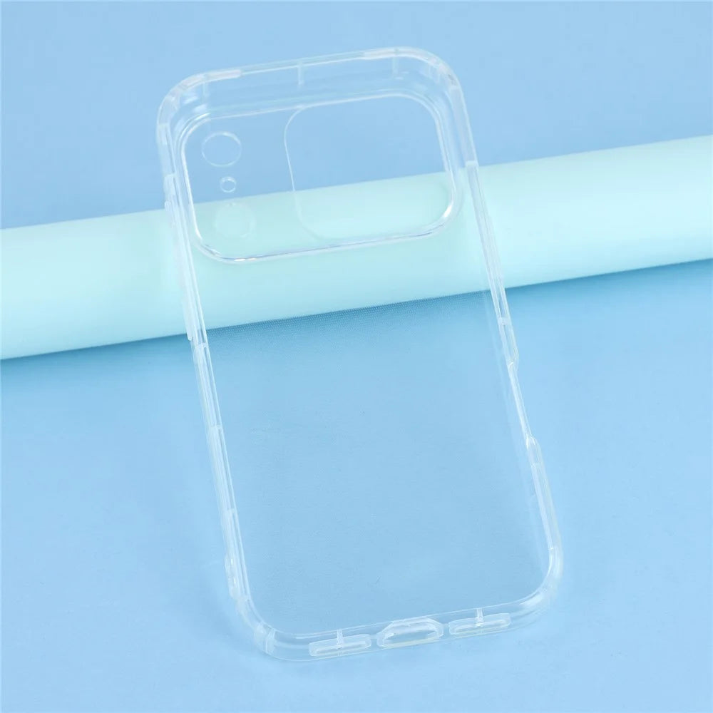 For iPhone 18 Pro / 17  Pro Case Transparent TPU Phone Back Cover Airbag Protection - 4