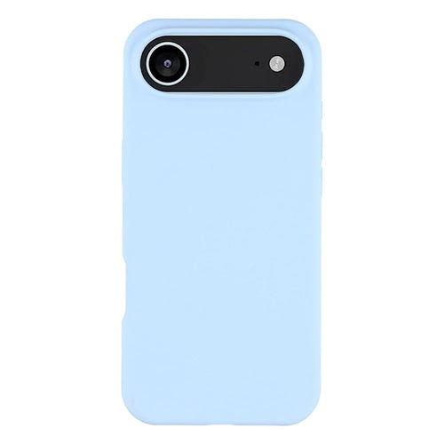 For iPhone Air Case Solid Silicone Shockproof Phone Back Cover - Baby Blue - 1