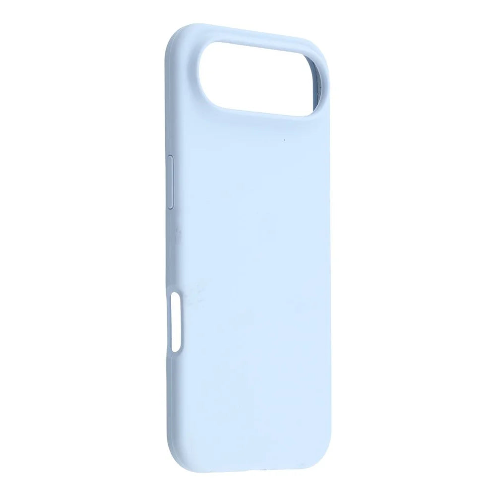 For iPhone Air Case Solid Silicone Shockproof Phone Back Cover - Baby Blue - 2
