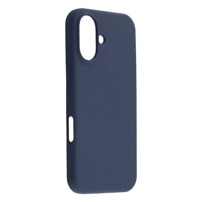 For iPhone 17 Case Solid Silicone Shockproof Phone Back Cover - Dark Blue - 2