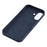 For iPhone 17 Case Solid Silicone Shockproof Phone Back Cover - Dark Blue - 5