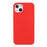 For iPhone 15 Case Solid Silicone Shockproof Phone Back Cover - Red - 2