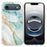 For iPhone Air Case Pattern Printing Shockproof Soft TPU Phone Cover - Oil Painting Marble - 1