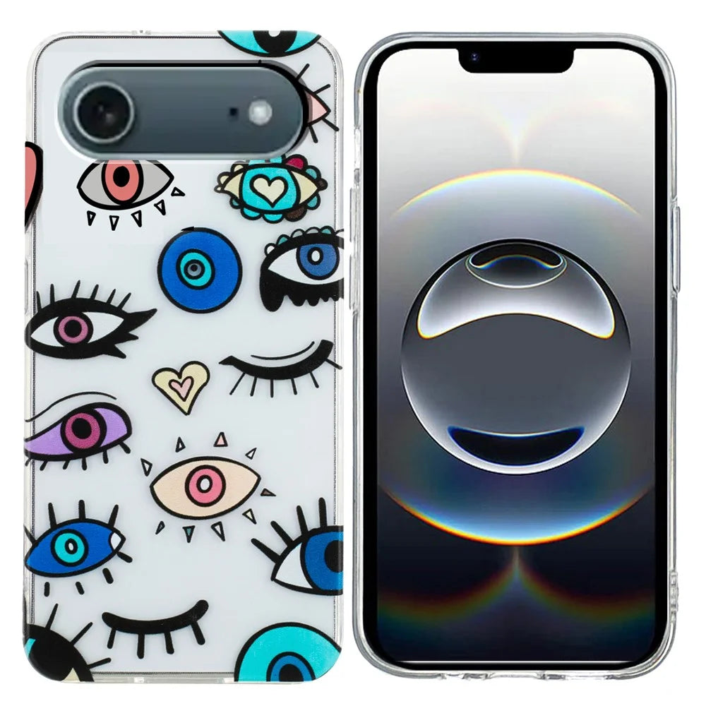 For iPhone Air Case Soft TPU Phone Back Cover Pattern Printing - Eye Monster - 1
