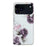 For iPhone 18 Pro Max / 17 Pro Max Case Soft TPU Phone Back Cover Pattern Printing - Purple Peony - 2