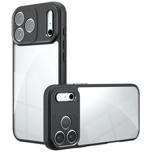 For iPhone 17 Pro Case TPU + PC Shockproof Clear Phone Cover - 1