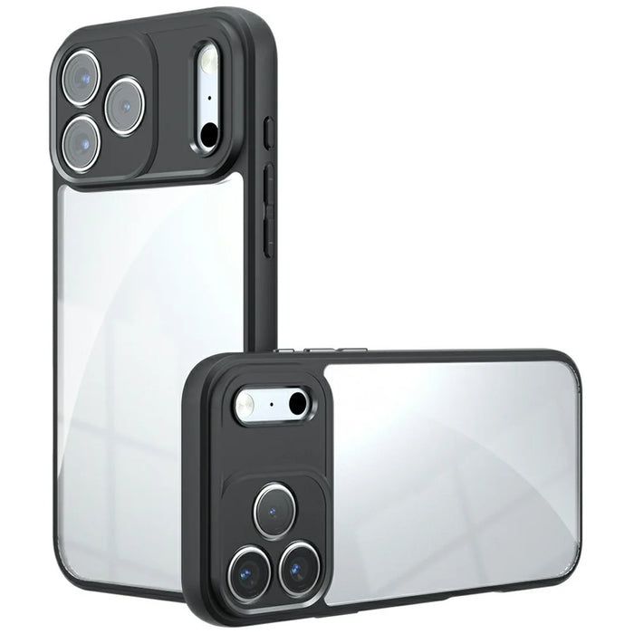 For iPhone 17 Pro Max Case TPU + PC Shockproof Clear Phone Cover - 1