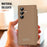 For Samsung Galaxy Z Fold7 5G Case Folding PC Phone Cover with Stylus / Tempered Glass Film - Brown - 4