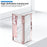 For Samsung Galaxy Z Fold7 5G Case Magnetic Hinge Electroplated PC Phone Cover with Tempered Glass Film / Stylus - Pink - 2