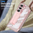 For Samsung Galaxy Z Fold7 5G Case Magnetic Hinge Electroplated PC Phone Cover with Tempered Glass Film / Stylus - Pink - 3