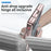 For Samsung Galaxy Z Fold7 5G Case Magnetic Hinge Electroplated PC Phone Cover with Tempered Glass Film / Stylus - Pink - 4