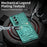 For Samsung Galaxy Z Fold7 5G Case Mechanical Legend Electroplating PC Phone Cover - Green - 2
