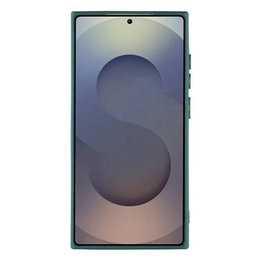 WANLONFENG QB1 Series For Samsung Galaxy S25 Ultra Magnetic Case PC TPU Shockproof Phone Back Cover - Dark Green - 2