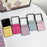 For Samsung Galaxy Z Flip7 5G Case Hinge Protection Litchi Texture Leather + PC Phone Cover - Blue - 4