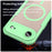 For iPhone Air Magnetic Case Compatible with MagSafe TPU + PC Phone Back Cover - Green - 3