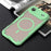 For iPhone Air Magnetic Case Compatible with MagSafe TPU + PC Phone Back Cover - Green - 6