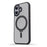 For iPhone 17 Case TPU + Acrylic Hidden Magnetic Kickstand Phone Cover - Black - 6