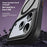For iPhone 17 Pro Max Case TPU + Acrylic Hidden Magnetic Kickstand Phone Cover - Black - 5