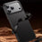 For iPhone 17 Pro Magnetic Case Compatible with MagSafe Carbon Fiber Texture PC + TPU Cover - Black - 7