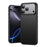 For iPhone 17 Pro Max Magnetic Case Compatible with MagSafe Carbon Fiber Texture PC + TPU Cover - Black - 2