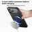For iPhone 17 Pro Max Magnetic Case Compatible with MagSafe Carbon Fiber Texture PC + TPU Cover - Black - 4