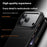 For iPhone 17 Pro Max Magnetic Case Compatible with MagSafe Carbon Fiber Texture PC + TPU Cover - Black - 6