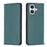 BINFEN COLOR For iPhone 17 Leather Case  BF18 Phone Stand Cover with Card Slots - Green - 1