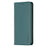 BINFEN COLOR For iPhone 17 Leather Case  BF18 Phone Stand Cover with Card Slots - Green - 2
