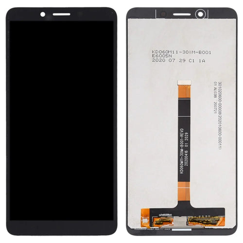 For Nokia C3 Grade C LCD Screen and Digitizer Assembly Replacement Part (without Logo) - 1