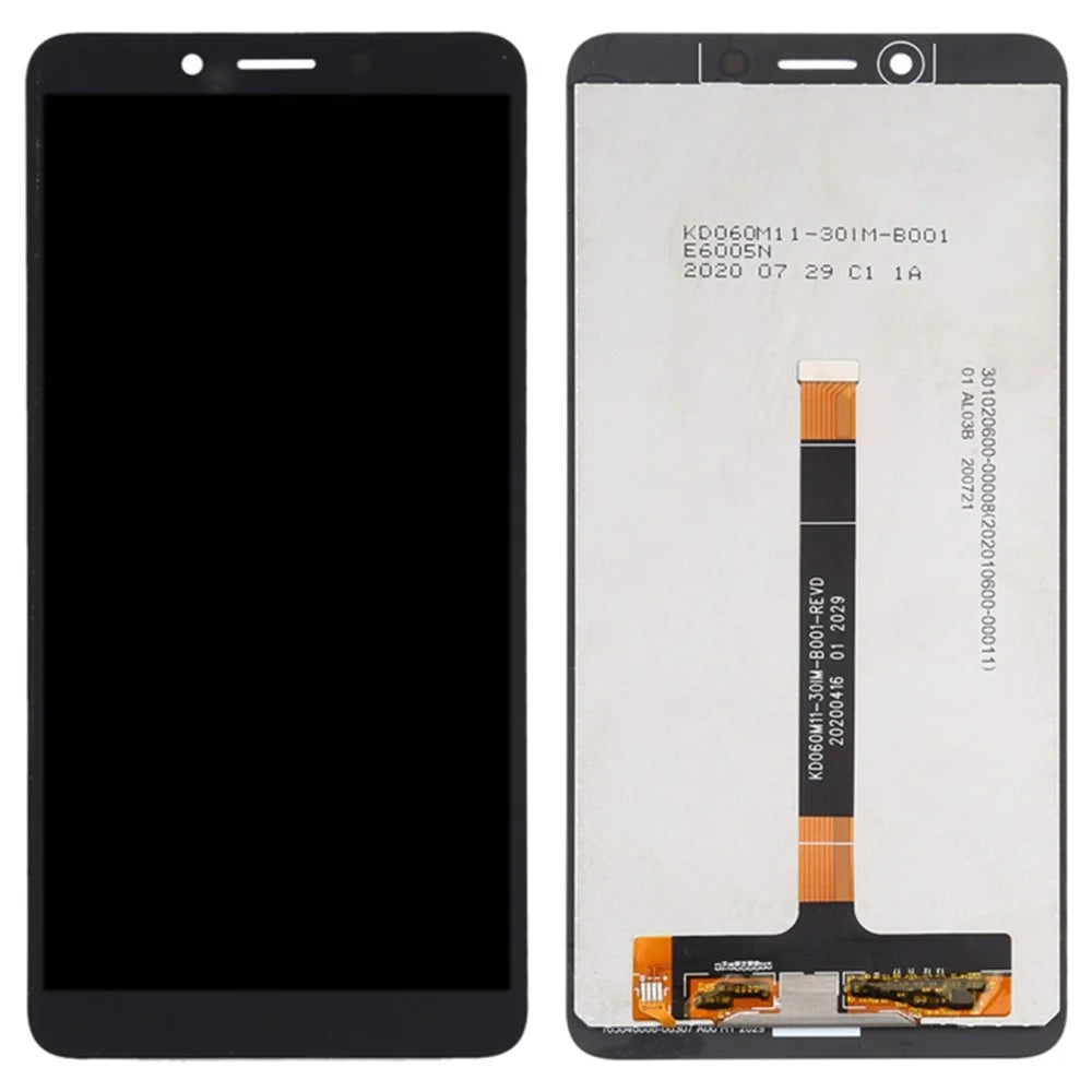 For Nokia C3 Grade C LCD Screen and Digitizer Assembly Replacement Part (without Logo) - 1