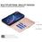 BINFEN COLOR For iPhone 18 Pro Max / 17 Pro Max Case  BF31  PU Leather Flip Folio Phone Wallet Cover - Pink - 6
