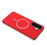 BINFEN COLOR For Samsung Galaxy A36 5G Case  BF40 Magnetic Case Electroplated PU + TPU Phone Back Cover - Red - 3