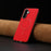 BINFEN COLOR For Samsung Galaxy A36 5G Case  BF40 Magnetic Case Electroplated PU + TPU Phone Back Cover - Red - 6