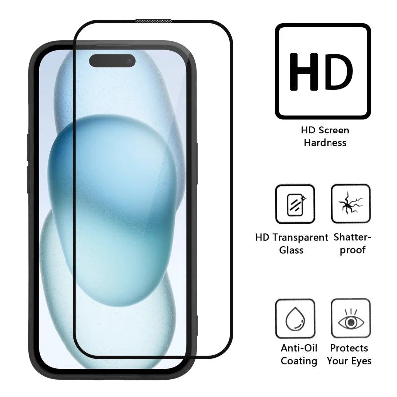 WANLONFENG For iPhone 17 Pro Max Clear Phone Case  LM Series Compatible with MagSafe with Screen Film (Big Lens Hole) - Transparent - 7