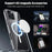 For iPhone 16 Pro Max Magnetic Case TPU + Acrylic Clear Phone Back Cover - 7