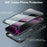 For iPhone 17 Pro Case Acrylic + TPU Clear Phone Cover with PET Screen Film - Black - 2