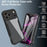 For iPhone 17 Pro Case Acrylic + TPU Clear Phone Cover with PET Screen Film - Black - 3