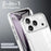 For iPhone 17 Pro Max Case TPU Frame Clear Acrylic Back Phone Cover with PET Film - 3