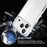 For iPhone 17 Pro Max Case TPU Frame Clear Acrylic Back Phone Cover with PET Film - 4
