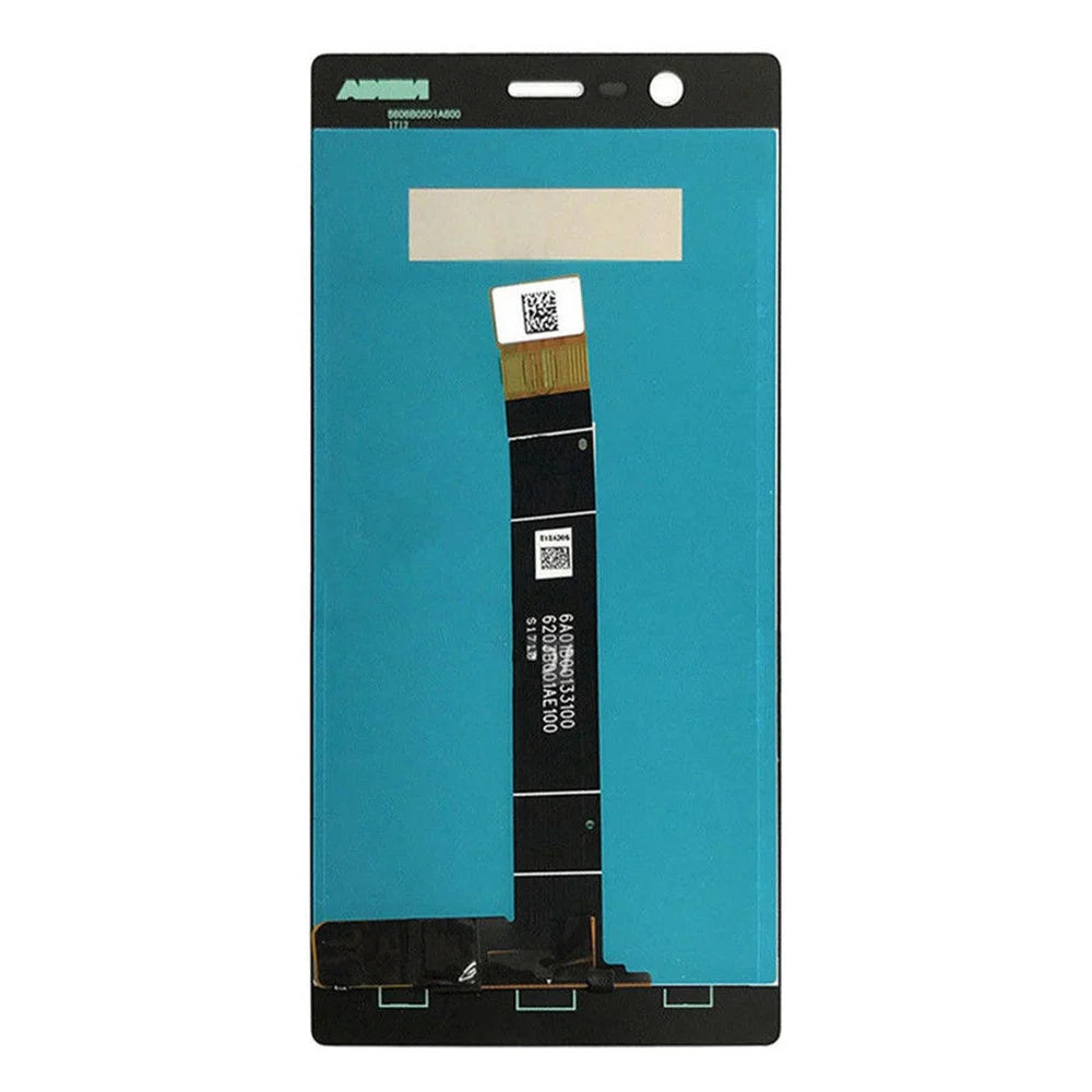 For Nokia 3 Grade C LCD Screen and Digitizer Assembly Replacement Part (without Logo) - Black - 3