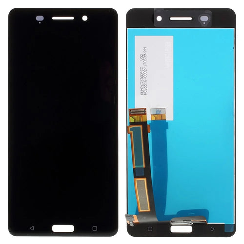 For Nokia 6 (2017) Grade C LCD Screen and Digitizer Assembly Replacement Part (without Logo) - 1