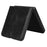 For Samsung Galaxy Z Flip7 5G Case Crocodile Texture Leather Coated Hard PC Phone Cover - Black - 2