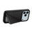 For iPhone 17 Pro Case with Card Holder Leather + PC + TPU Crocodile Textured Back Cover - Black - 3
