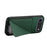 For iPhone Air Case Card Holder Kickstand Calf Textured Leather + PC + TPU Phone Cover - Green - 3