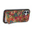 For iPhone 17 Case with Card Holder Kickstand Flowers Design Leather Phone Cover - Spring / Green - 3