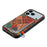 For iPhone 17 Pro Max Case with Card Holder Kickstand Flowers Design Leather Phone Cover - Winter / Blue - 4