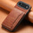 For iPhone Air Case Card Holder Kickstand Crocodile Texture Leather Back Phone Cover - Brown - 6