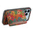 For iPhone 17 Pro Case Flower Print Leather + PC + TPU Cover with Card Holder Kickstand - Spring / Green - 3