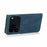 For iPhone 18 Pro / 17  Pro Case Color Splicing Wallet Stand Leather Phone Cover with Wrist Strap - Blue / Green - 4