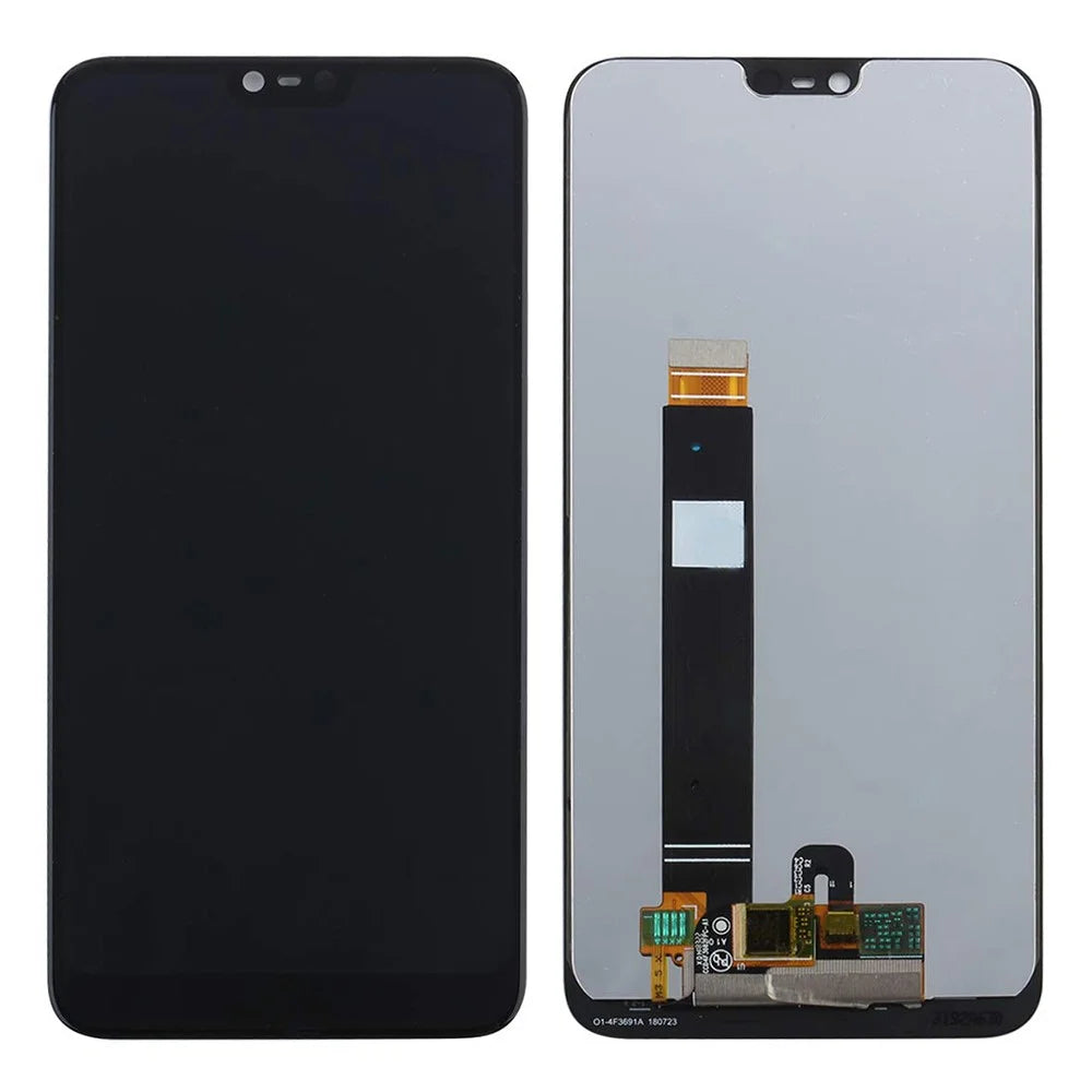 For Nokia 7.1 Grade C LCD Screen and Digitizer Assembly Replacement Part (without Logo) - 1